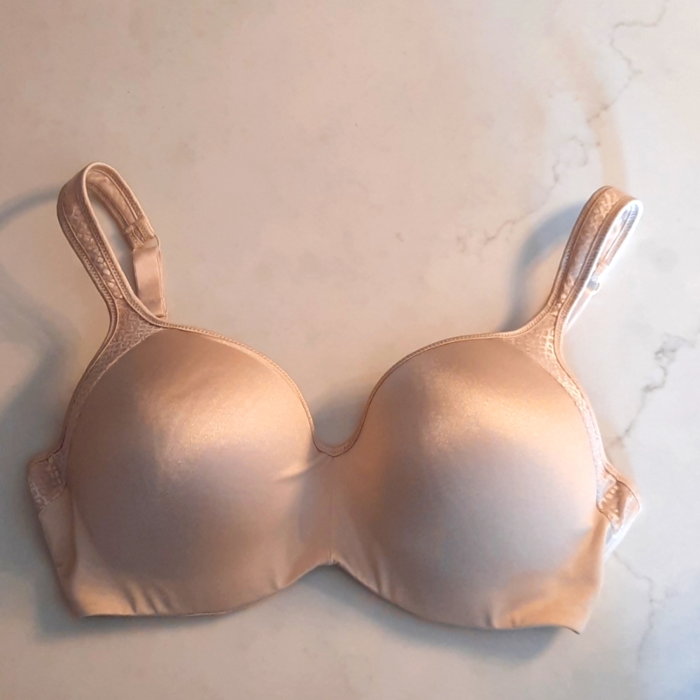 DELIMIRA Seamless Smooth Underwire Full Coverage Balconette Bra 38E (DDD)